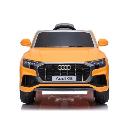 Audi Q8 JJ2066 ar akumulatoru darbināms dzeltens auto
