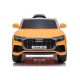 Audi Q8 JJ2066 ar akumulatoru darbināms dzeltens auto