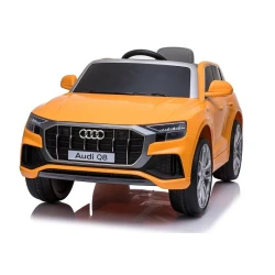 Audi Q8 JJ2066 ar akumulatoru darbināms dzeltens auto