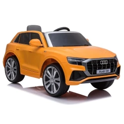 Audi Q8 JJ2066 ar akumulatoru darbināms dzeltens auto