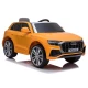 Audi Q8 JJ2066 ar akumulatoru darbināms dzeltens auto