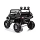 Melns akumulatora darbināms automobilis „Mercedes Unimog S“
