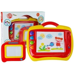 Dzeltena/sarkana magnētiskā tāfele