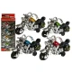 Set of Motorbike in motion 4 pieces
