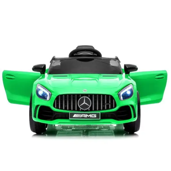 Mercedes AMG GT R elektriskais zaļais automobilis