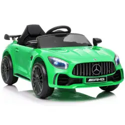 Mercedes AMG GT R elektriskais zaļais automobilis