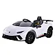 Lamborghini Huracan elektriskais baltais automobilis