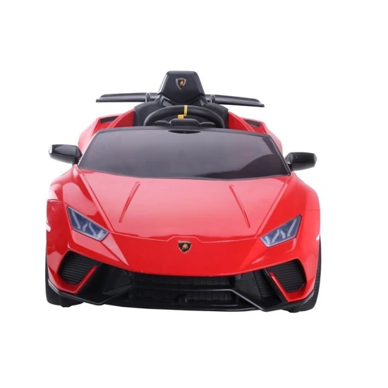 Lamborghini Huracan elektriskais sarkanais automobilis