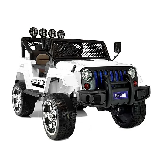 Elektriskais balts SUV S2388 Automašīnas