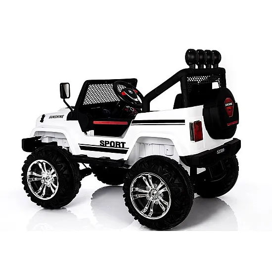 Elektriskais balts SUV S2388 Automašīnas