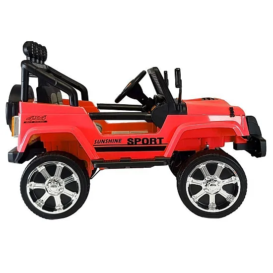 Sarkans elektriskais SUV S2388 Automašīnas