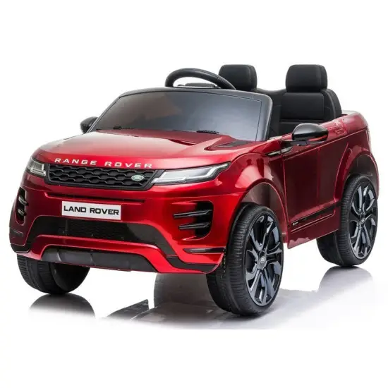 Sarkans akumulatora automobilis Range Rover Evoque Automašīnas