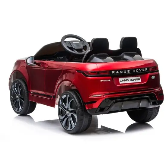Sarkans akumulatora automobilis Range Rover Evoque Automašīnas