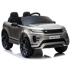 Range Rover Evoque ar akumulatoru darbināms automobilis sudraba krāsā