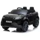 Melns Range Rover Evoque akumulatora automobilis Elektriskās mašīnas bērniem