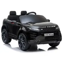 Melns Range Rover Evoque akumulatora automobilis