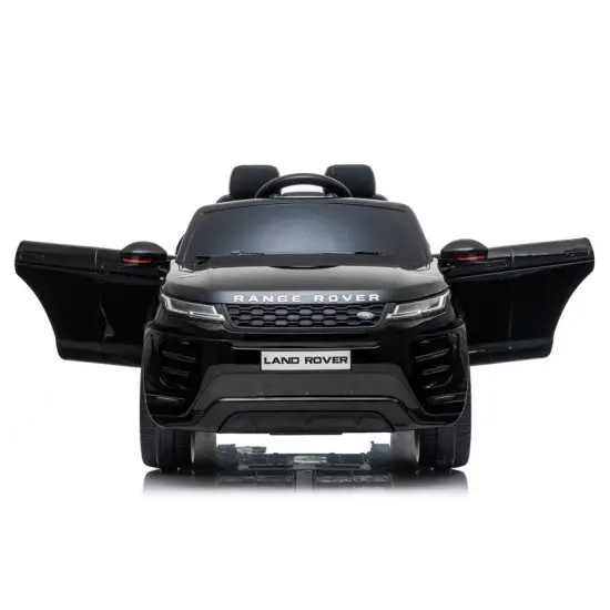 Melns Range Rover Evoque akumulatora automobilis Elektriskās mašīnas bērniem