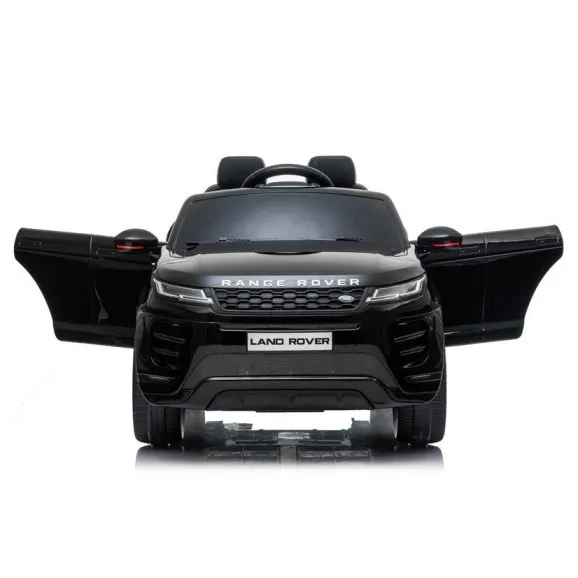 Melns Range Rover Evoque akumulatora automobilis Elektriskās mašīnas bērniem