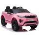 Range Rover Evoque rozā akumulatora automašīna