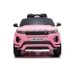 Range Rover Evoque rozā akumulatora automašīna Elektriskās mašīnas bērniem