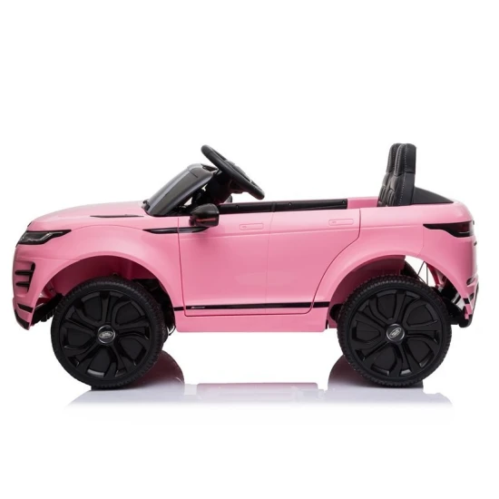 Range Rover Evoque rozā akumulatora automašīna Elektriskās mašīnas bērniem