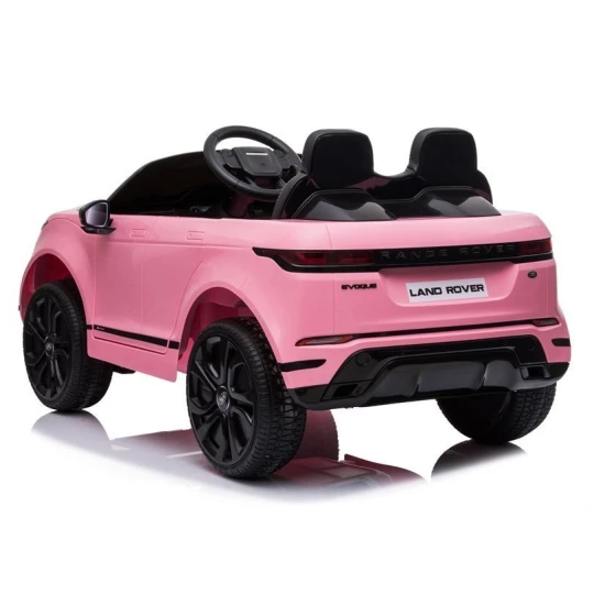 Range Rover Evoque rozā akumulatora automašīna Elektriskās mašīnas bērniem