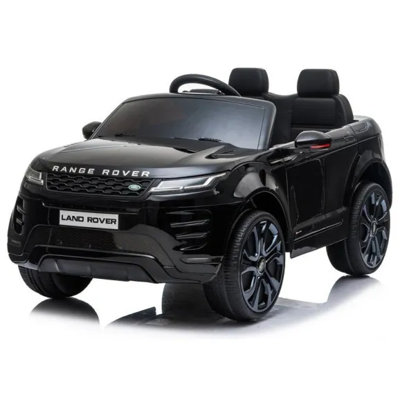 Melns Range Rover Evoque akumulatora automobilis Elektriskās mašīnas bērniem