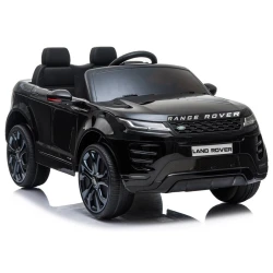 Melns Range Rover Evoque akumulatora automobilis