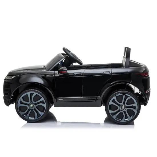 Melns Range Rover Evoque akumulatora automobilis Elektriskās mašīnas bērniem