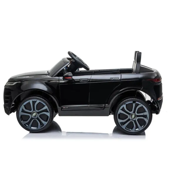 Melns Range Rover Evoque akumulatora automobilis Elektriskās mašīnas bērniem