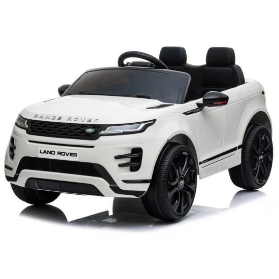 Range Rover Evoque balts elektromobilis Elektriskās mašīnas bērniem