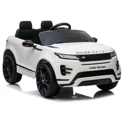 Range Rover Evoque balts elektromobilis