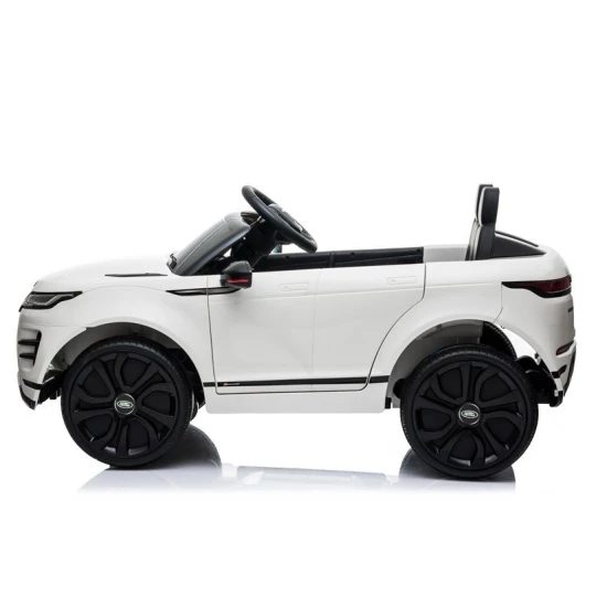 Range Rover Evoque balts elektromobilis Elektriskās mašīnas bērniem