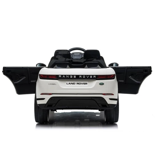Range Rover Evoque balts elektromobilis Elektriskās mašīnas bērniem