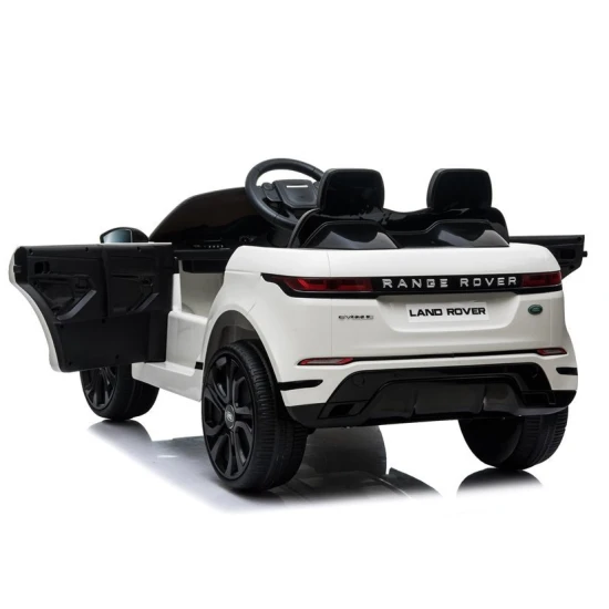 Range Rover Evoque balts elektromobilis Elektriskās mašīnas bērniem