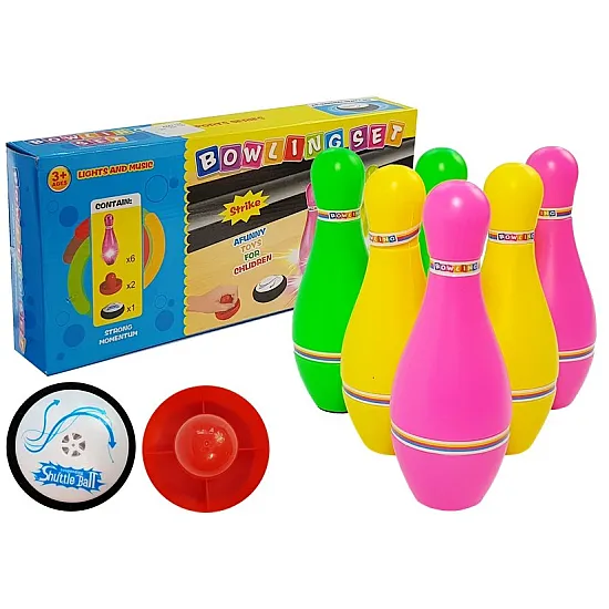 Bowling set with lights Galda un sporta spēles