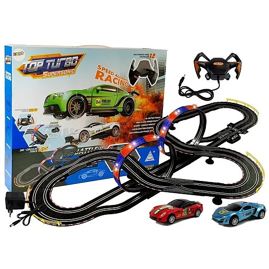 1:43 2 automašīnas Turbo lukturi 7,6 m gari