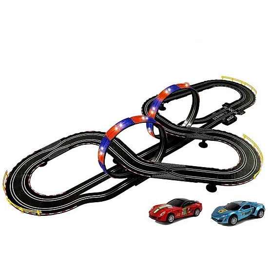 1:43 2 automašīnas Turbo lukturi 7,6 m gari