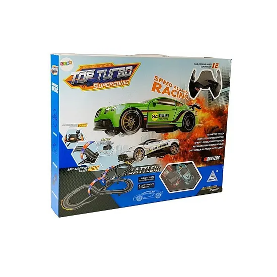 1:43 2 automašīnas Turbo lukturi 7,6 m gari