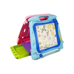 Divpusēja zīmēšanas tāfele  Flomasteri Magnēti