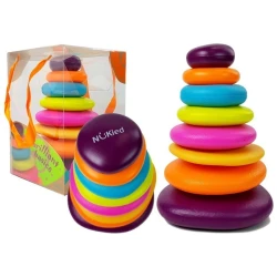 Krāsaina gredzena piramīda mazulim