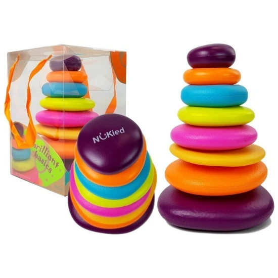 Krāsaina gredzena piramīda mazulim