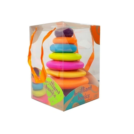 Krāsaina gredzena piramīda mazulim