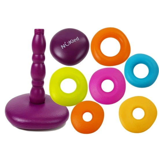 Krāsaina gredzena piramīda mazulim