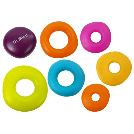 Krāsaina gredzena piramīda mazulim