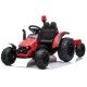 Akumulatora traktors ar piekabi HZB-200 Sarkans