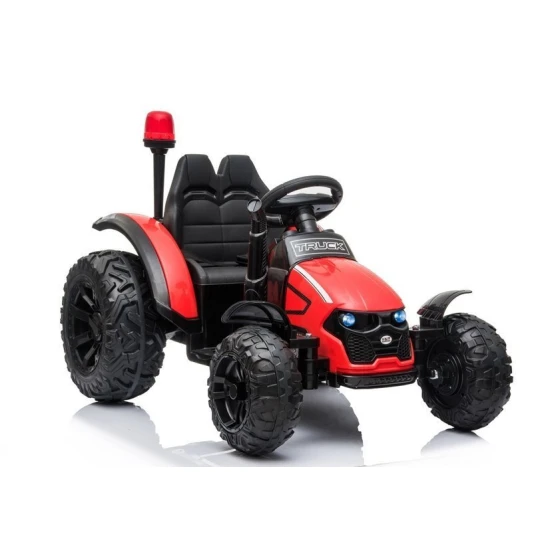Akumulatora traktors ar piekabi HZB-200 Sarkans