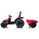 Akumulatora traktors ar piekabi HZB-200 Sarkans