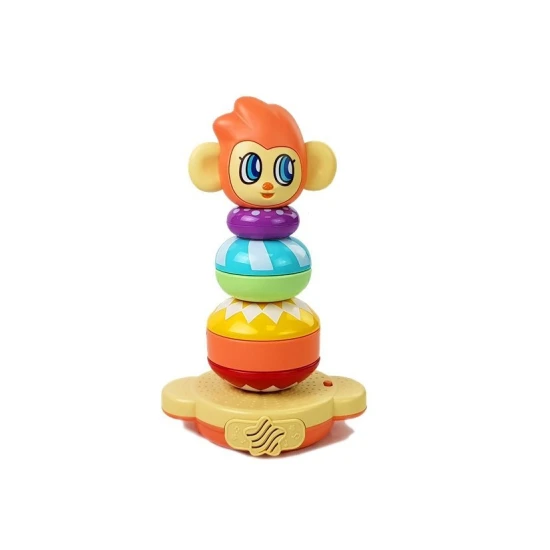 Izglītojoša pērtiķu piramīda ar skaņām