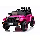 Rožinis elektrinis automobilis Jeep BRD-7588 Automobiliai